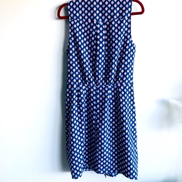 Michael Kors Sz 2 (XS) Blue White Sleeveless Dress - Picture 5 of 16